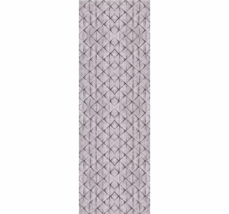 Tapeta geometrczyna teksturowany wzór kwadratowy - TenStickers