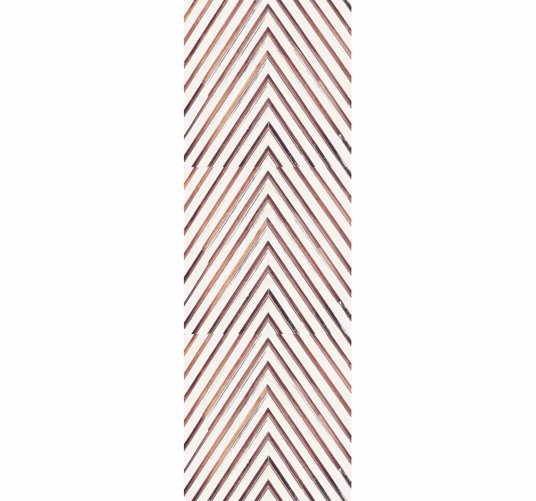 Tapeta geometrczyna wzór linii szewronowej - TenStickers