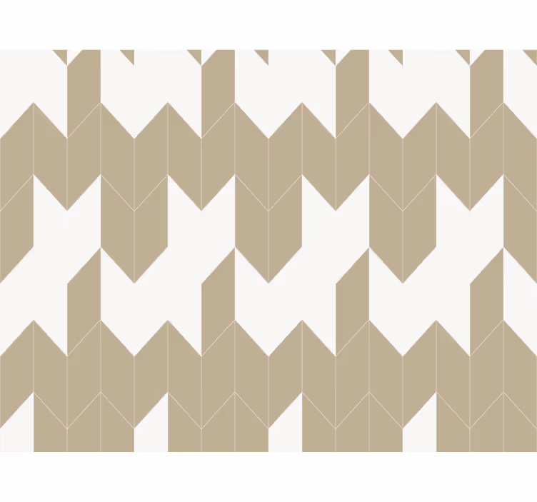 Tapeta geometryczna w kształcie chevronu - TenStickers