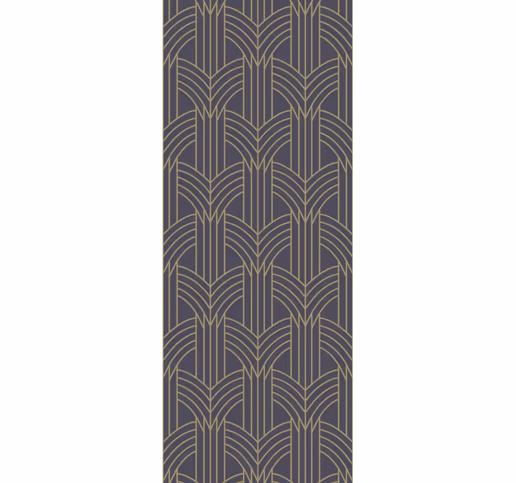 Tapeta do salonu styl art déco - TenStickers