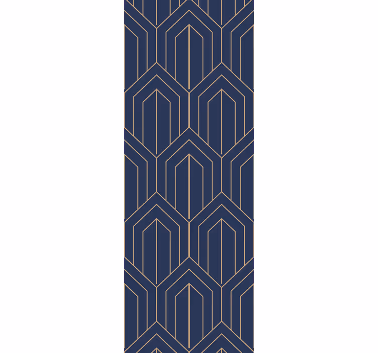 Tapeta geometrczyna stylowe wzory kształtów - TenStickers