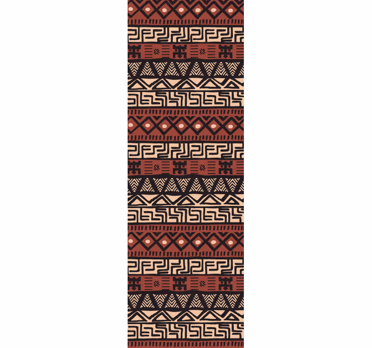 Tapeta ornament geometryczne wzory plemienne - TenStickers