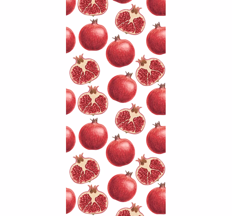 Tapeta do kuchni obfitość granatu - TenStickers