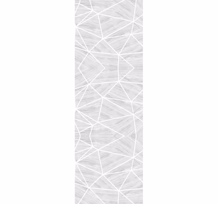 Tapeta geometrczyna szare linie w poprzek - TenStickers