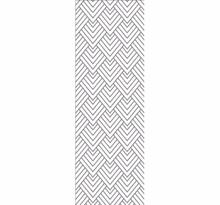 Tapeta geometrczyna linie szewronowe - TenStickers