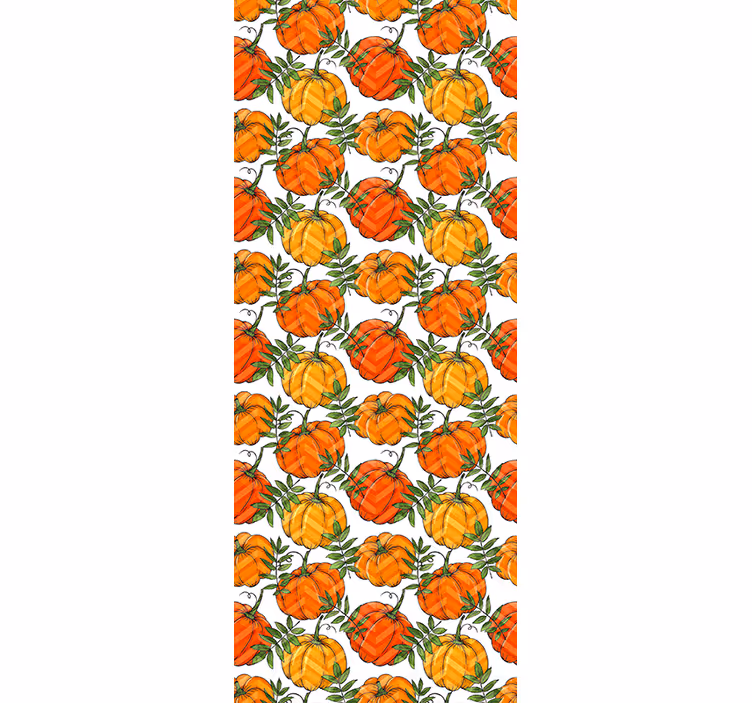 Tapeta Halloween kwitnienie dyni - TenStickers
