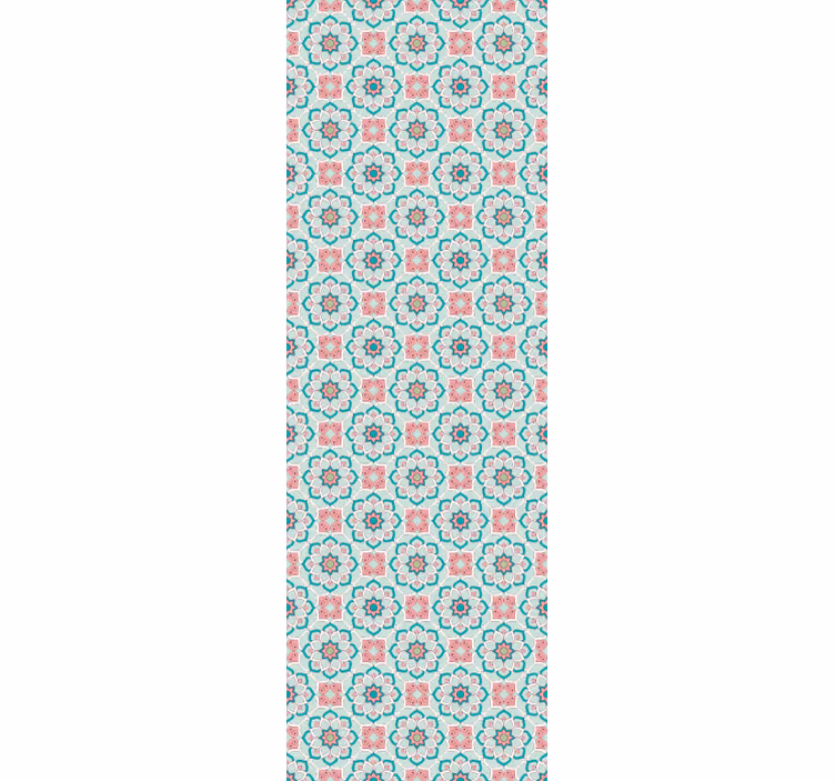 Tapeta kwiaty kwiat i gwiazda - TenStickers