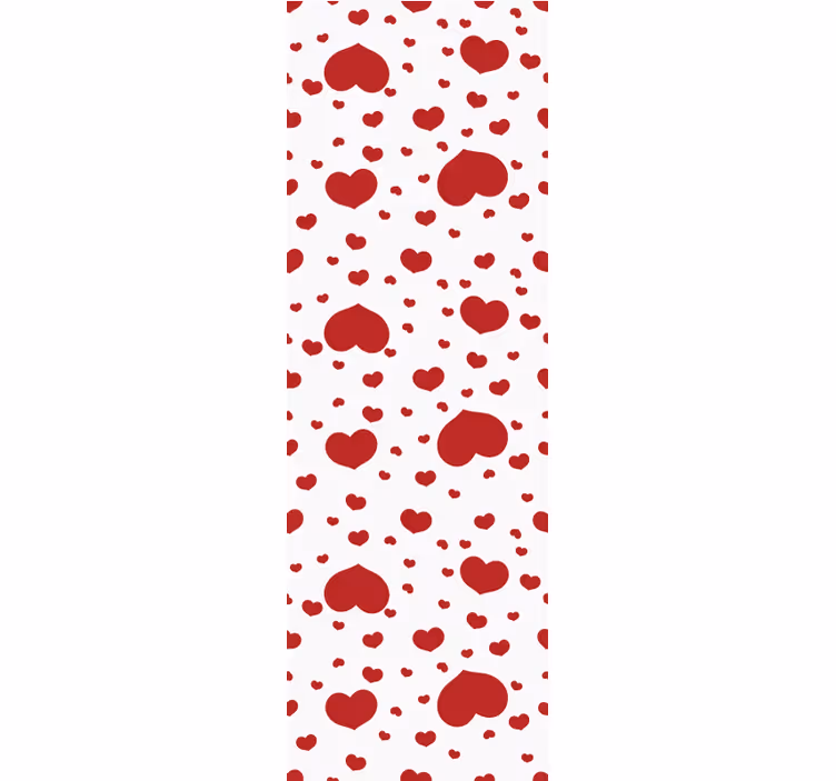Tapeta na wymiar kształty serca - TenStickers