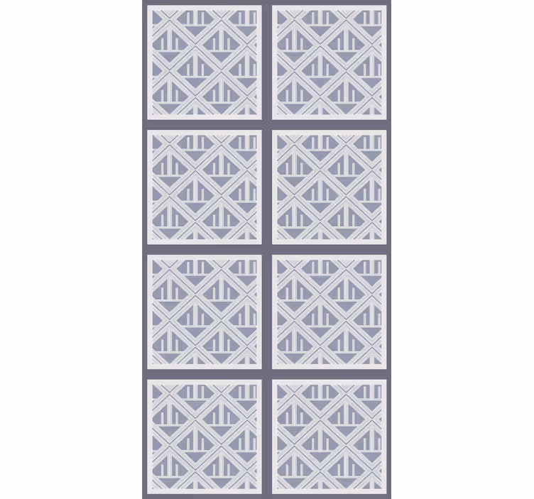 Tapeta wzory i tekstury w geometryczne bloki - TenStickers