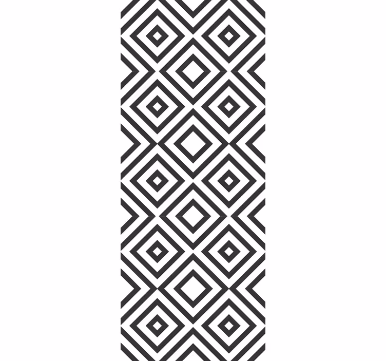 Tapeta geometrczyna układ kształtów diamentów - TenStickers