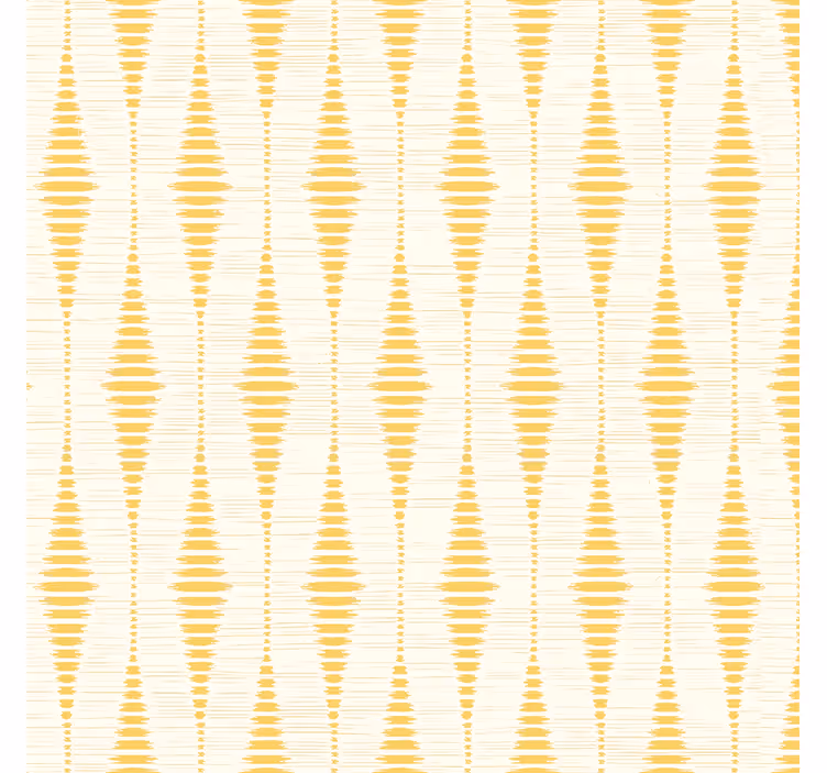 Tapety geometryczne żółty rabaul ikat - TenStickers