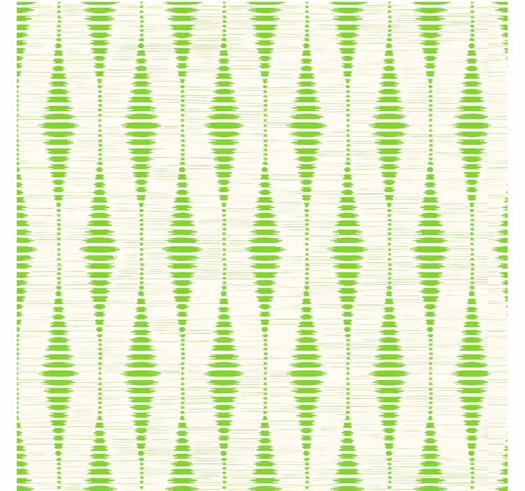 Tapety geometryczne zielony rabaul ikat - TenStickers