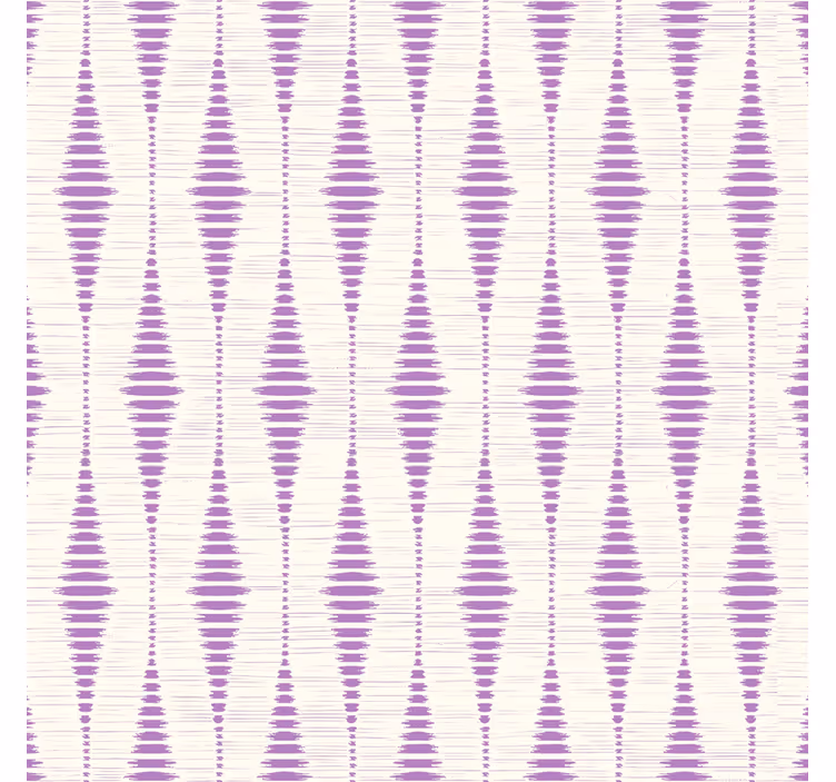 Tapety geometryczne fioletowy rabaul ikat - TenStickers