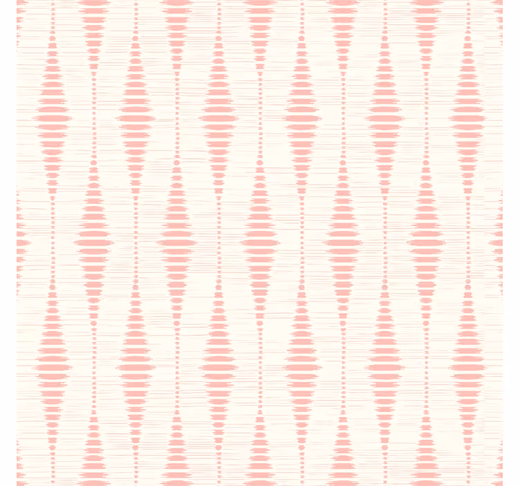 Tapety geometryczne pastelowy różowy rabaul ikat - TenStickers