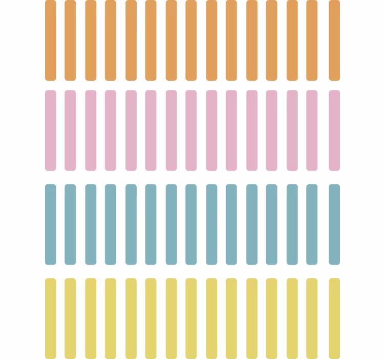 Tapeta geometryczna w kolorowe konfetti patyczki - TenStickers