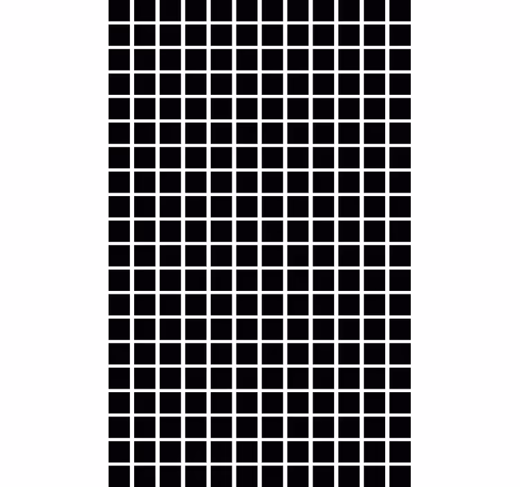 Tapeta geometryczna w szaro-skalowych kwadratach - TenStickers