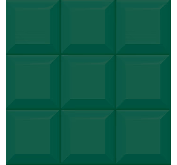 Tapeta geometryczna 3d zielone kwadraty - TenStickers