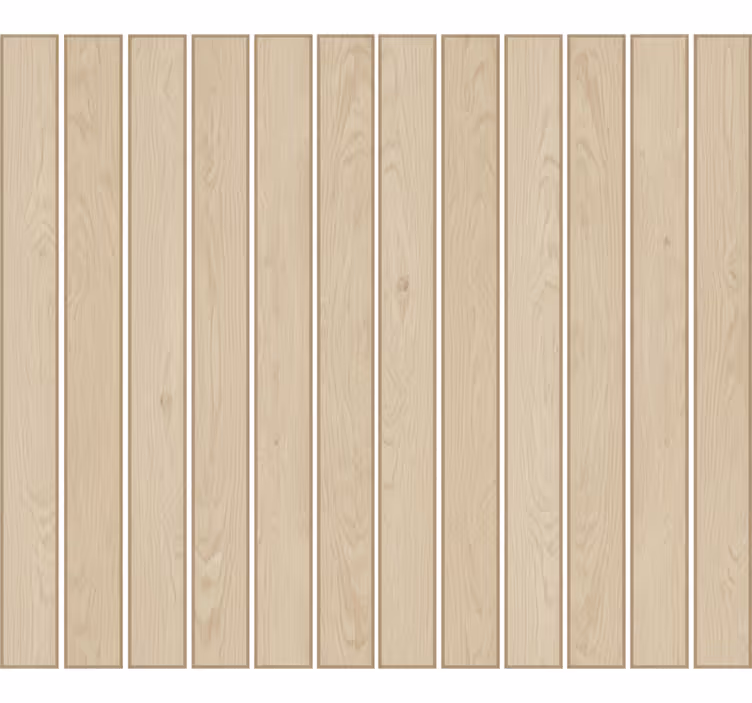 Tapeta do salonu w jasnym dębowym odcieniu - TenStickers