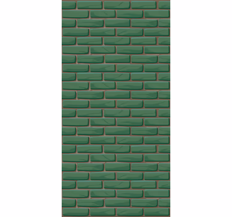 Tapeta ornament w stylu cegły - TenStickers