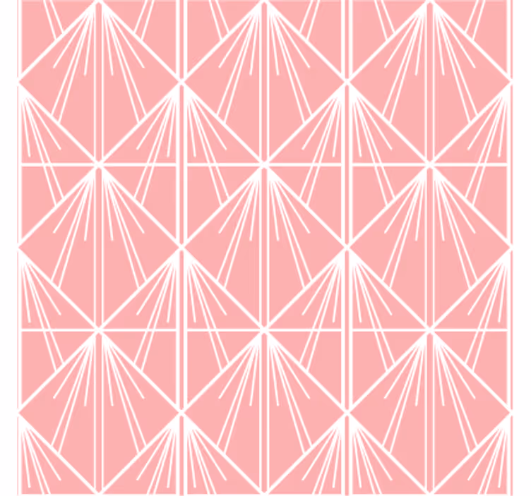 Tapeta ornament w geometrycznym układzie - TenStickers