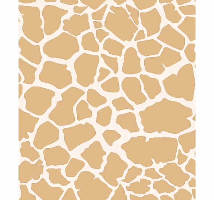 Tapeta zwierzęta w wzór żyrafy - TenStickers
