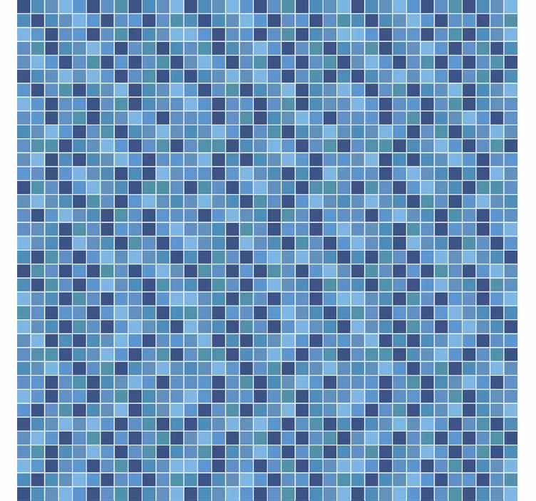 Tapeta do biura w geometryczny mozaikowy wzór - TenStickers