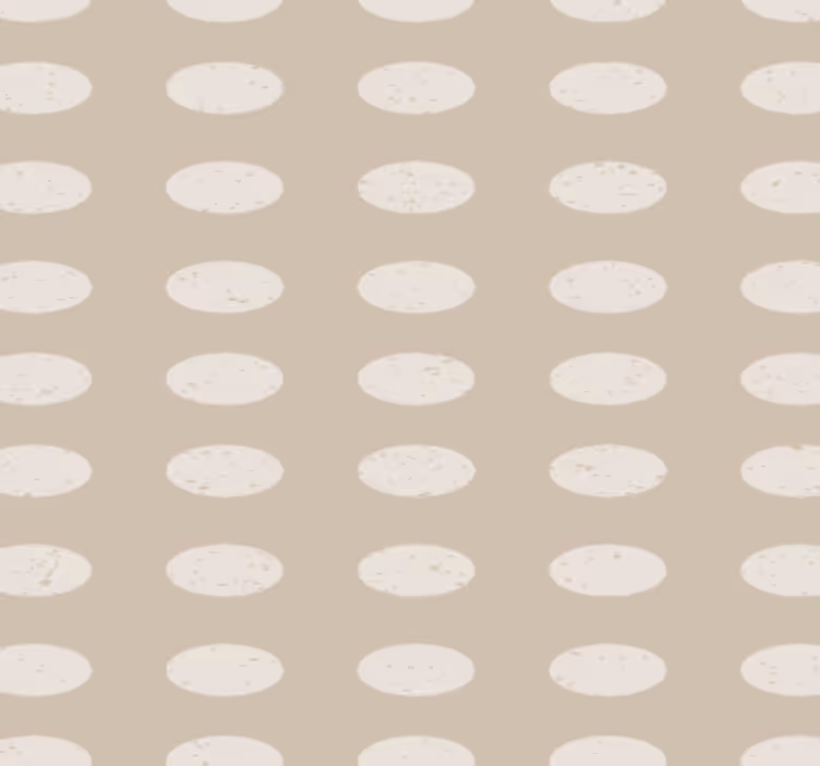 Tapeta do korytarza w geometryczny wzór białych kół - TenStickers