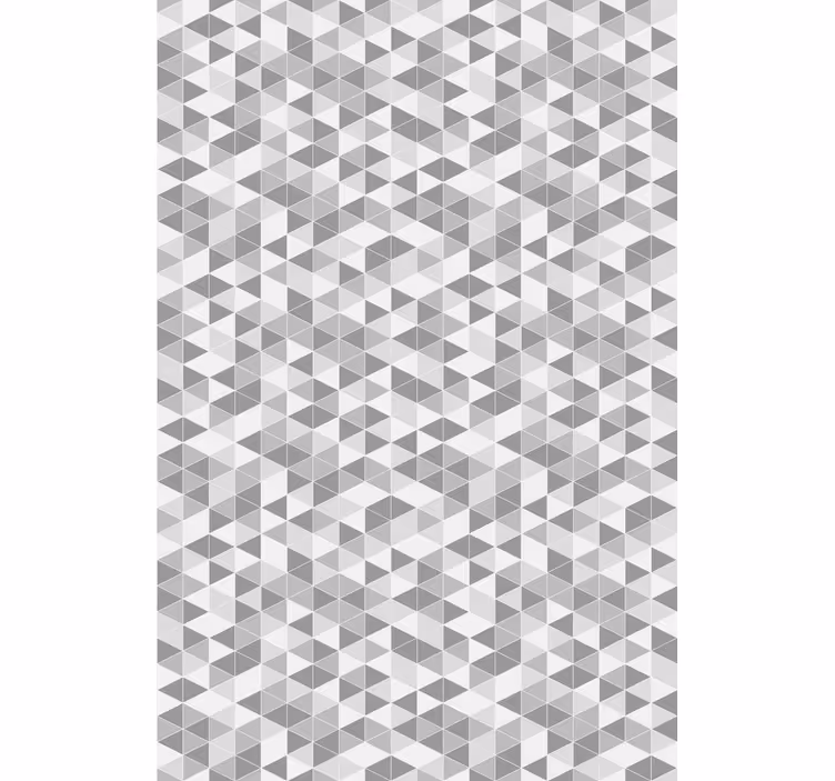 Tapeta do jadalni wzór geometryczny w trójkąty - TenStickers