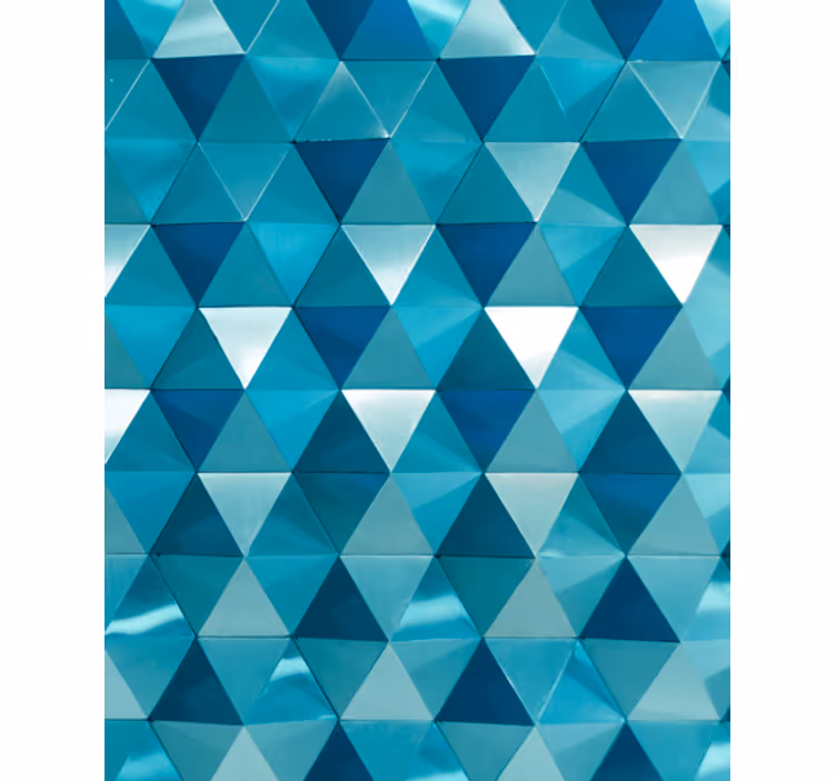 Tapeta geometryczna w trójkątny wzór - TenStickers