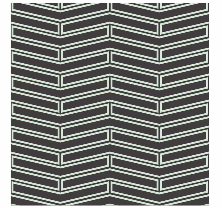 Tapeta geometryczna w linie chevron - TenStickers