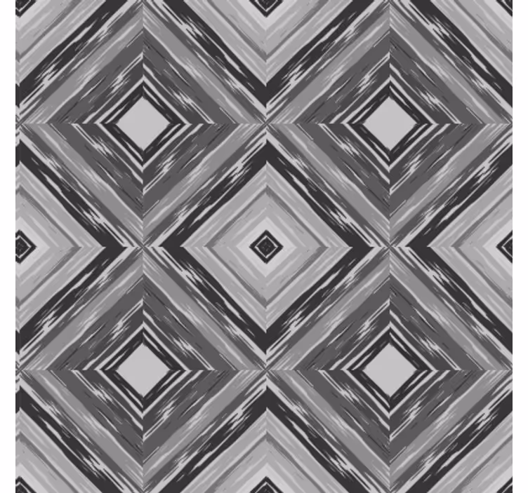 Tapeta geometryczna iluzja diamentu - TenStickers