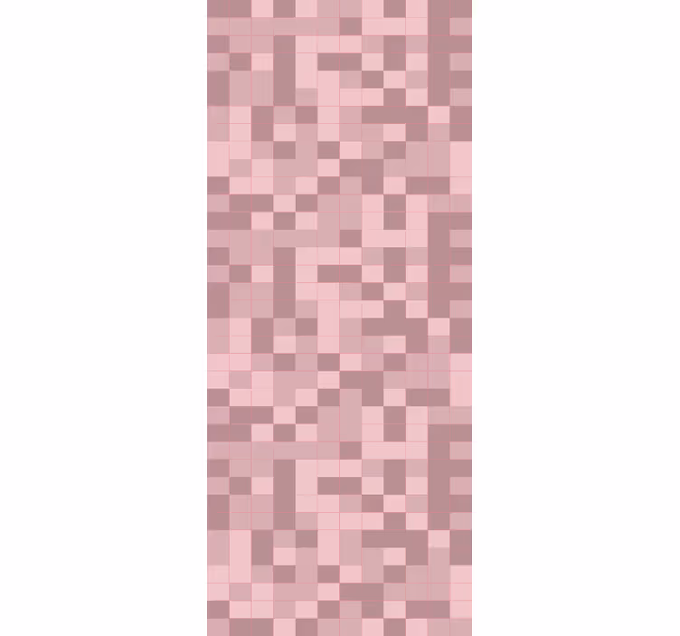 Tapeta geometryczna w pikselowy kamuflaż - TenStickers
