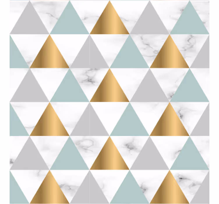Tapeta geometryczna triada geometrii - TenStickers