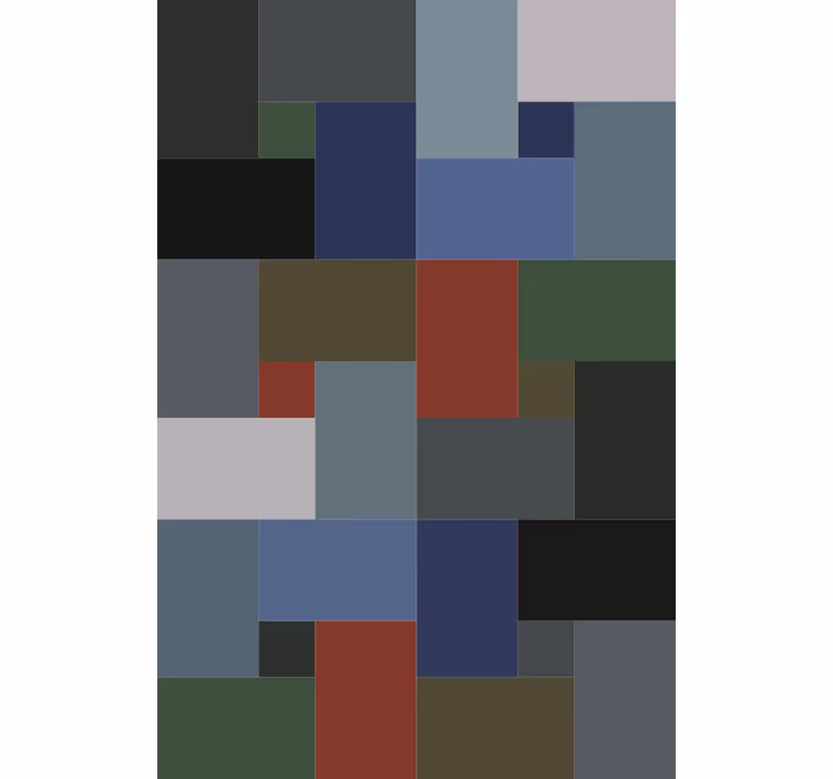 Tapeta geometryczna w blokach geometrycznych - TenStickers