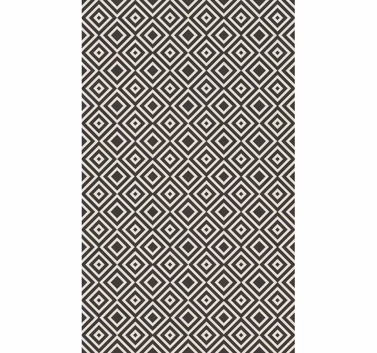 Tapeta geometryczna w motyw diamentów - TenStickers