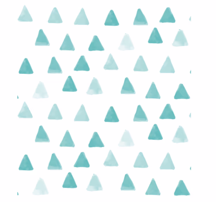 Tapeta geometryczna w trójkątne wzory - TenStickers