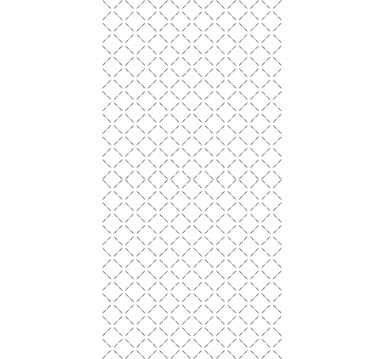 Tapeta geometryczna w wzór ciągłej linii - TenStickers