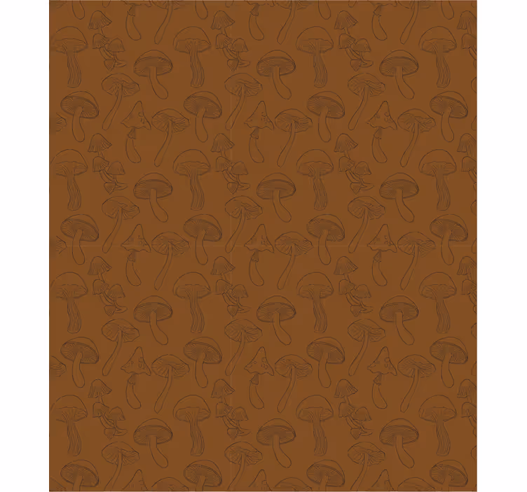 Tapeta natura w grzyby - TenStickers