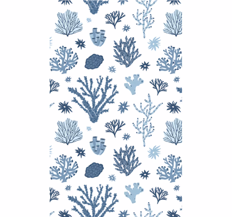 Tapeta natura wzór rafy koralowej - TenStickers
