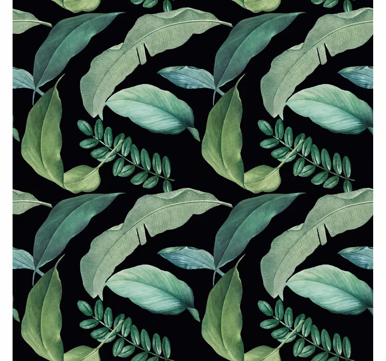 Tapeta natura zielone rośliny botaniczne - TenStickers
