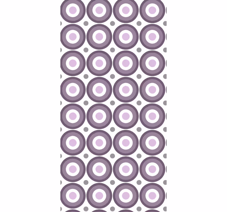 Tapeta tekstura w stylu liliowym lat 70. - TenStickers