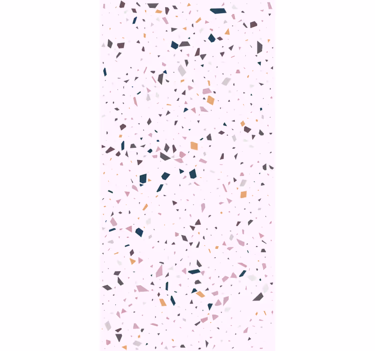 Tapeta marmur w kolorowe geometryczne kawałki - TenStickers
