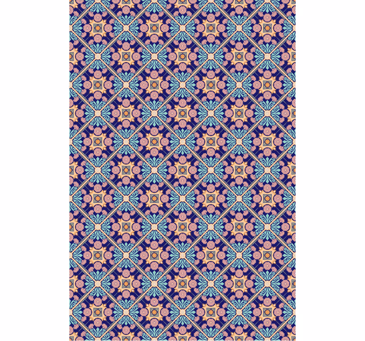 Tapeta kafelki w stylu śródziemnomorskim - TenStickers