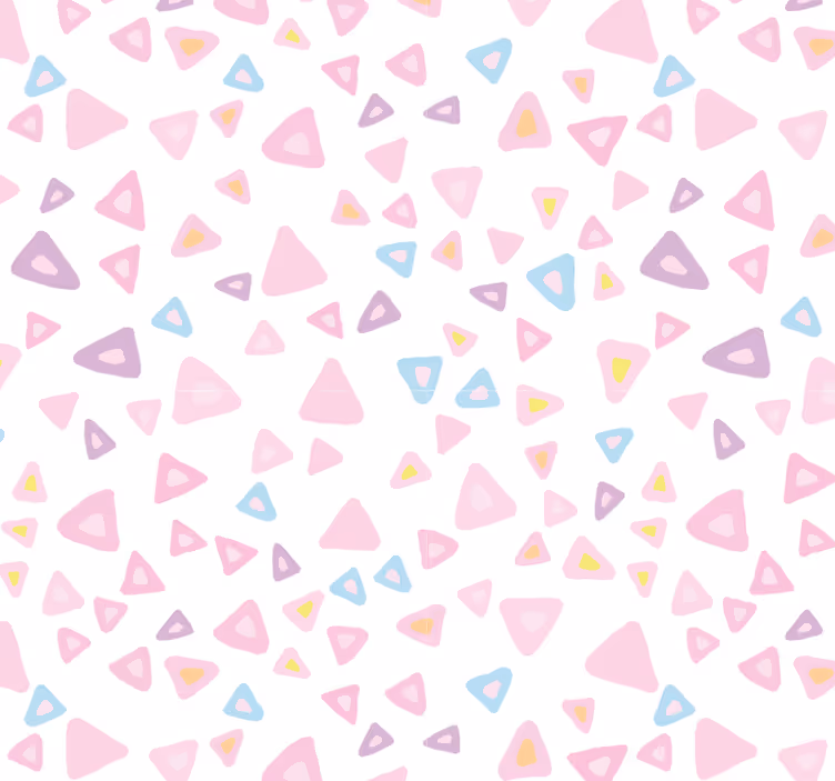 Tapeta kafelki w stylu kawaii pastelowym - TenStickers