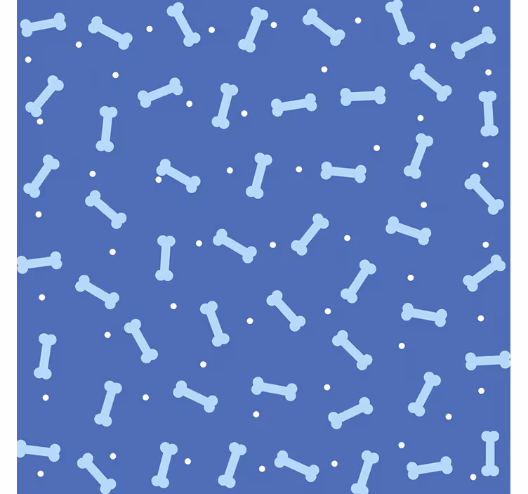 Tapeta dla dzieci w wzór kości dla psa - TenStickers