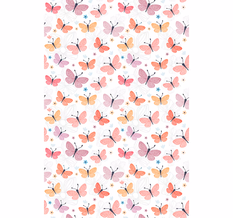Tapeta motyle w locie - TenStickers