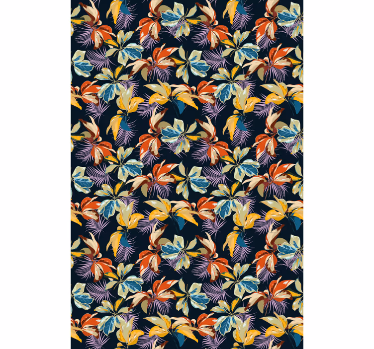 Tapeta do korytarza w kwiaty lilii tygrysiej - TenStickers