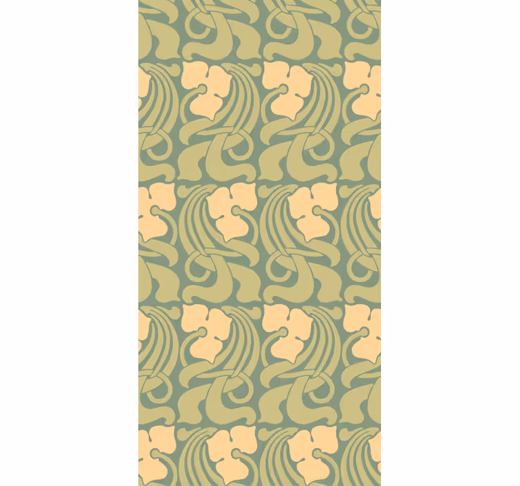Tapeta do korytarza w stylu secesyjnym - TenStickers