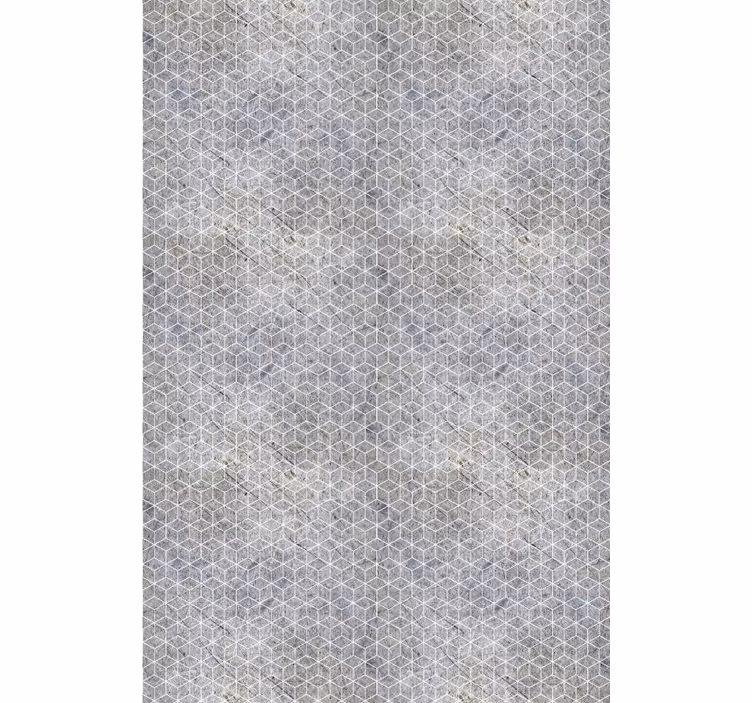 Tapeta rustykalna w geometryczny cementowy wzór - TenStickers
