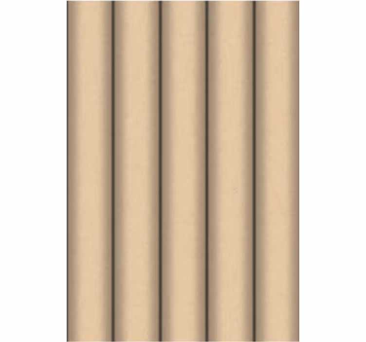 Tapeta do salonu w minimalistyczny brązowy wzór - TenStickers